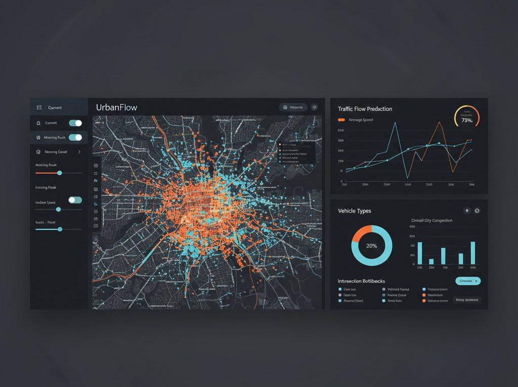 UrbanFlow: Интерактивный дашборд