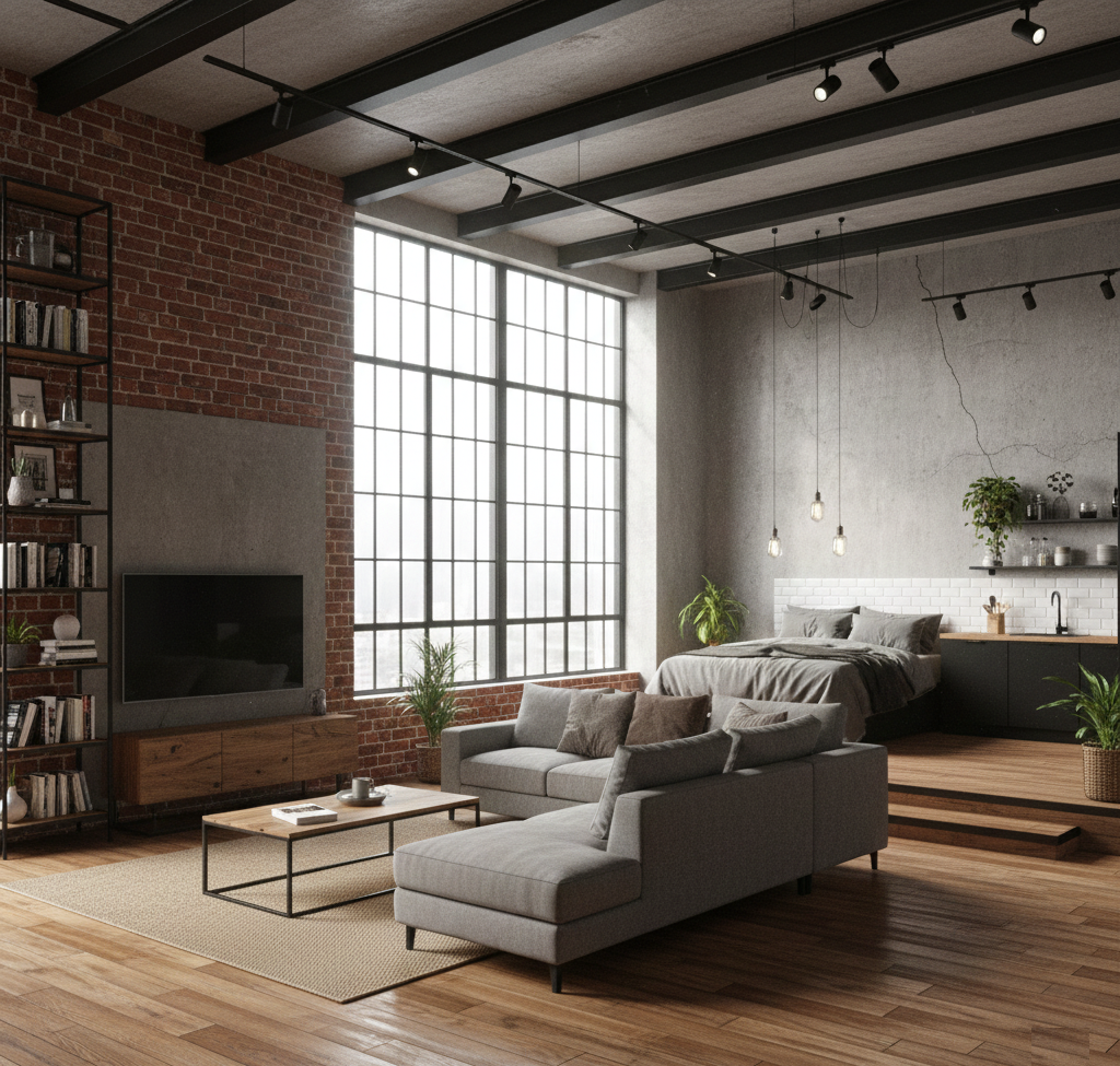 студия в стиле лофт