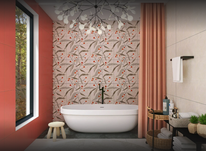 Дизайн-проект ванной комнаты в частном д