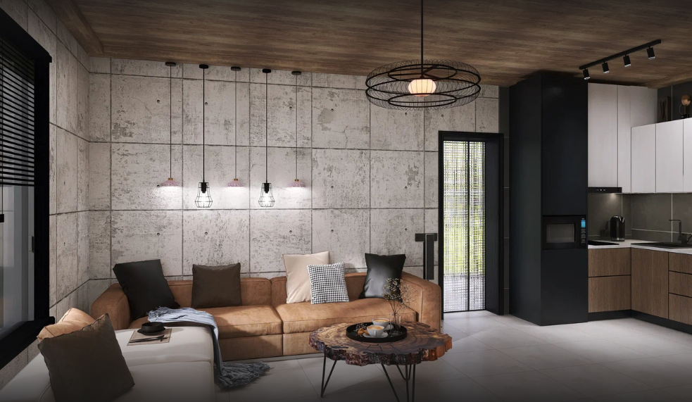 Проект загородного дома-бани