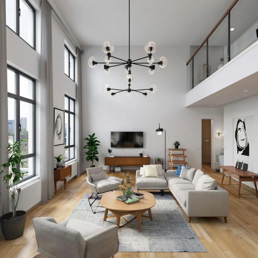 Современный дизайн интерьера гостиной.