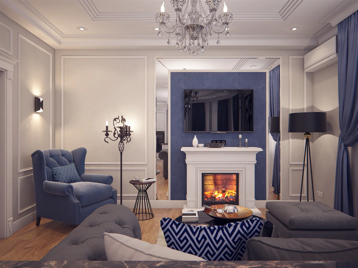 Проект и реализация двухкомнатной кварти