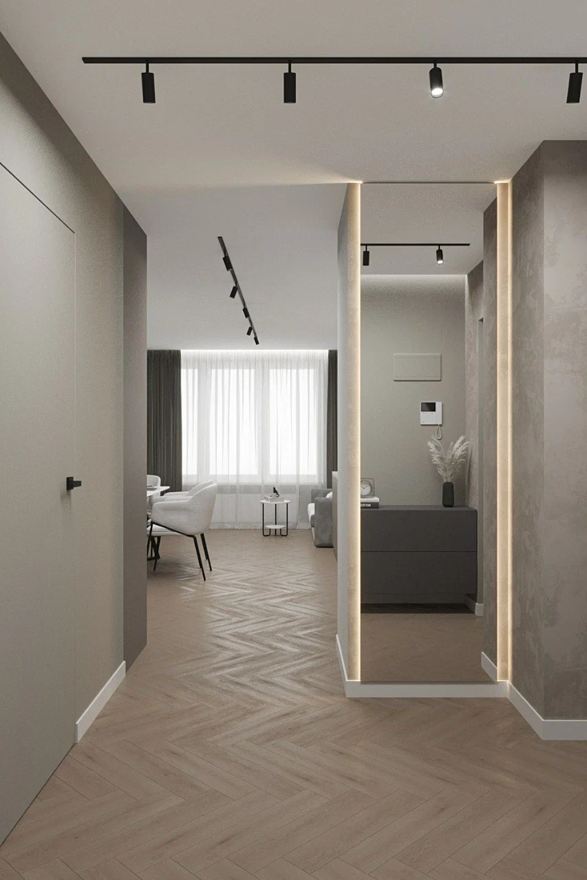 Дизайн проект 2к квартиры