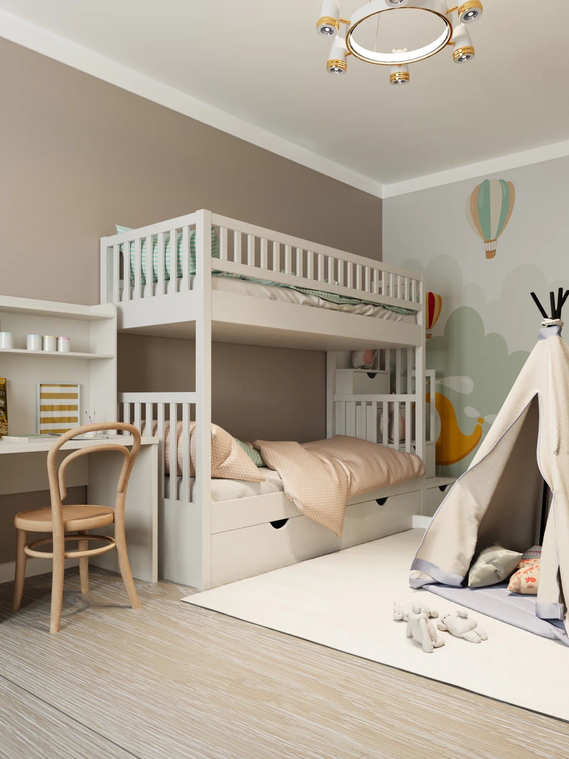 Детская в пастельных тонах