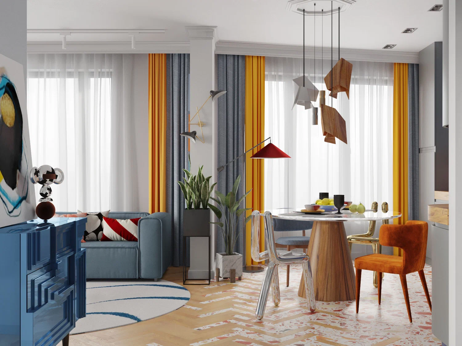 Дизайн проект для молодой пары