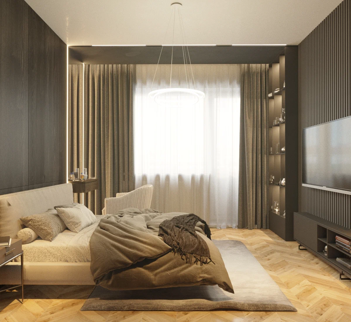 Дизайн и визуализация квартиры 50. кв м