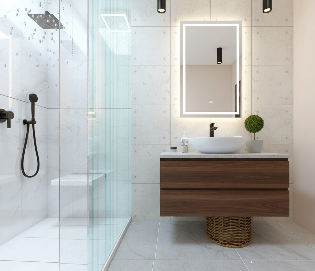 Дизайн проект душевой комнаты