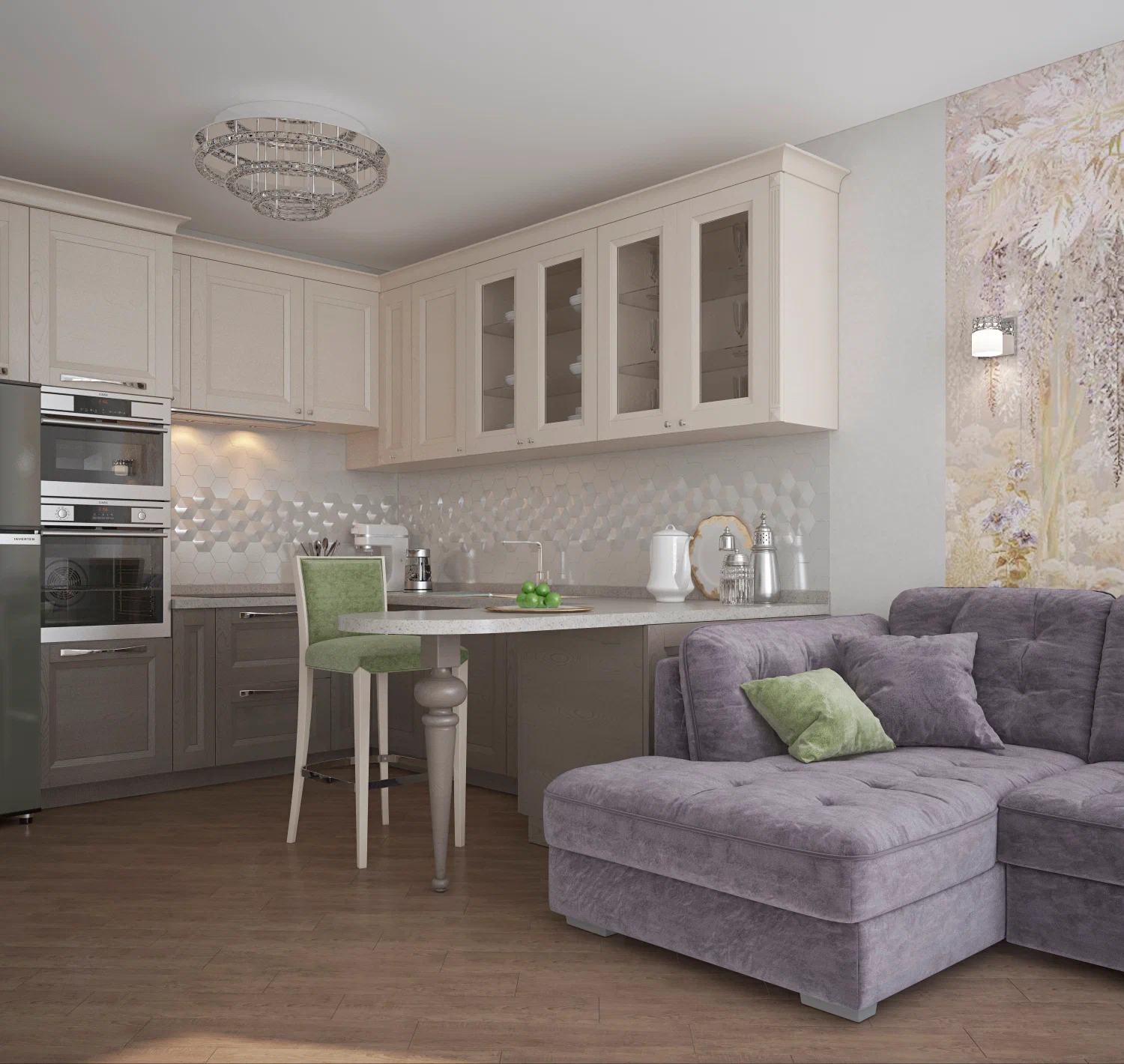 Дизайн-проект интерьера кухни