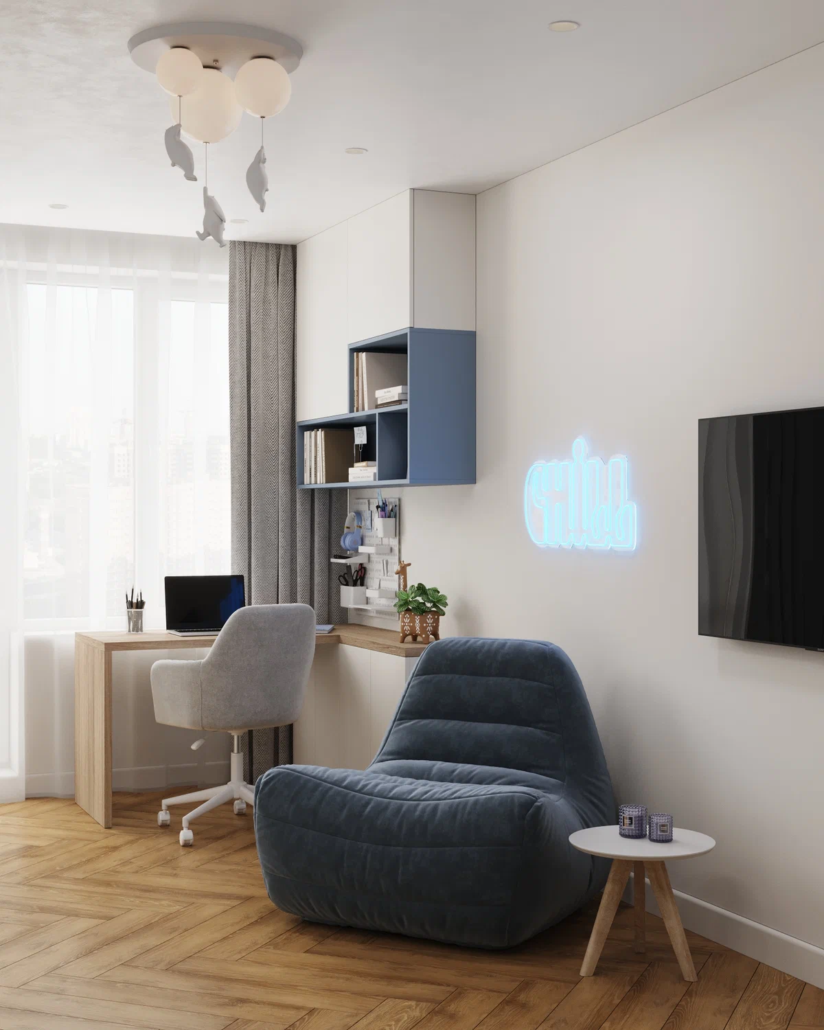 Дизайн-проект интерьера детской комнаты