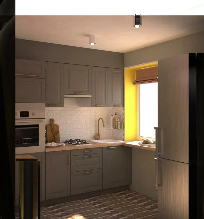 Дизайн-проект интерьера кухни