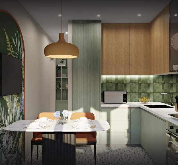 Дизайн интерьера квартиры для 4 человек.