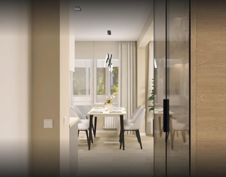 Проект квартиры в стиле лофт