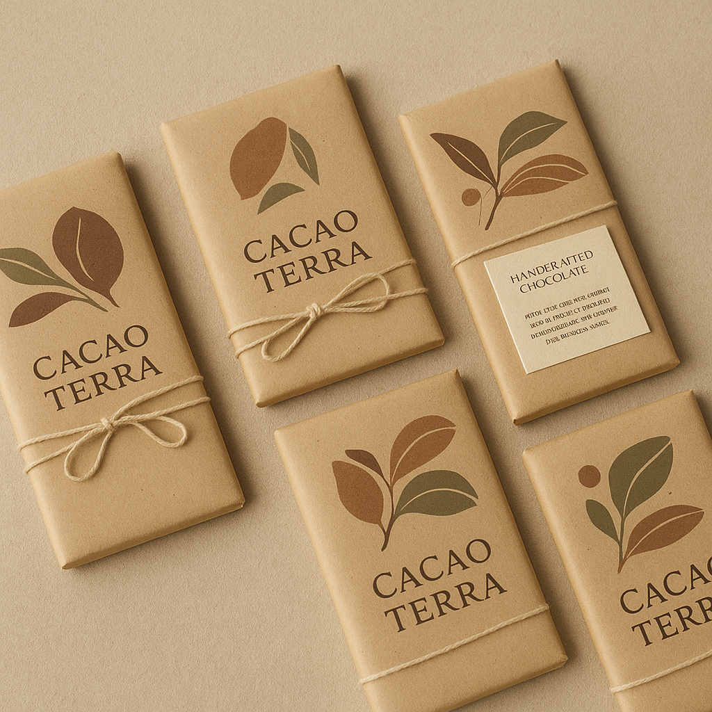 Макет упаковки для шоколада