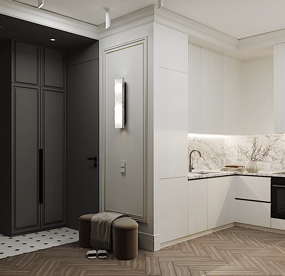 Дизайн-проект интерьера кухни