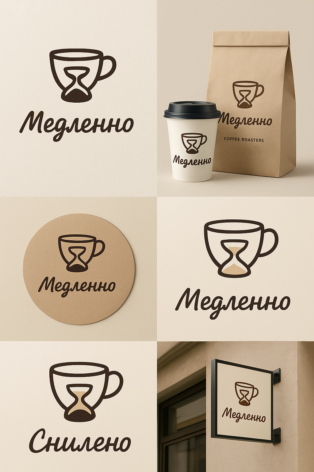 Логотип для кофейни