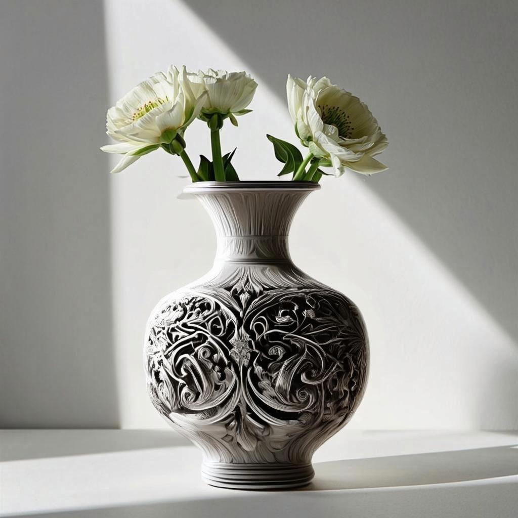 Filigree Style Vase